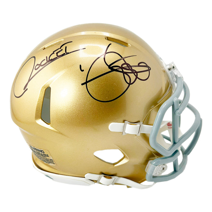 Rocket Ismail Signed Notre Dame Fighting Irish Speed Mini Football Helmet (JSA)