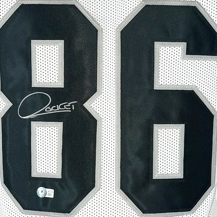 Rocket Ismail Signed Las Vegas White Football Jersey (Beckett)