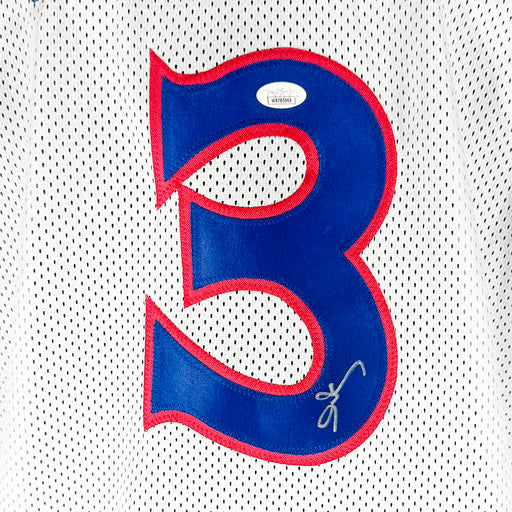 Allen Iverson Signed Philadelphia Pro White Basketball Jersey (JSA)