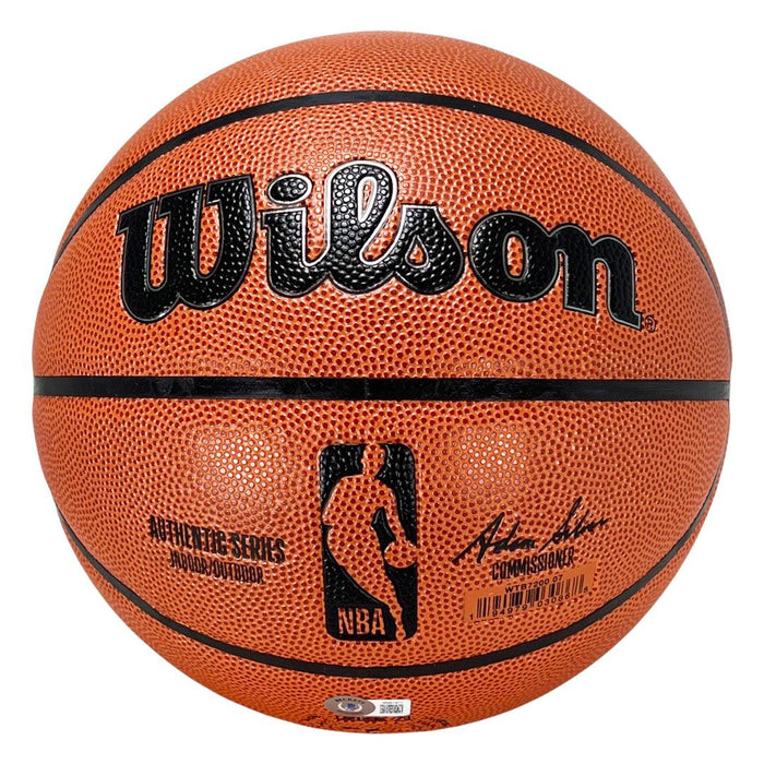 Allen Iverson Signed Wilson NBA Authentic Series Basketball (Beckett) - RSA