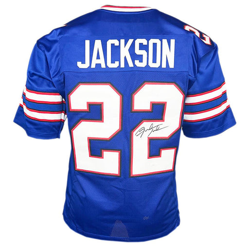 Fred Jackson Signed Buffalo Blue Football Jersey (JSA) - RSA