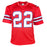 Fred Jackson Signed Buffalo Red Football Jersey (JSA) - RSA