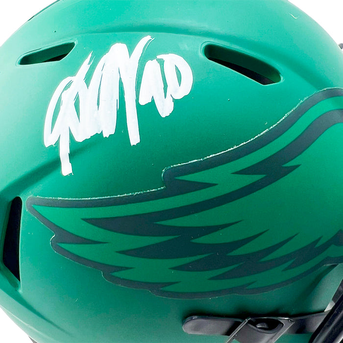 Desean Jackson Signed Philadelphia Eagles Rave Mini Football Helmet (Beckett)