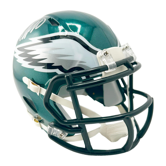 Desean Jackson Signed Philadelphia Eagles Speed Mini Football Helmet (Beckett)