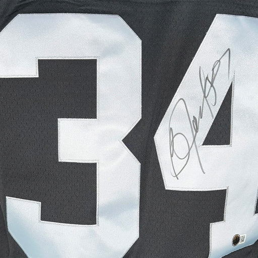 Bo Jackson Signed Authentic Los Angeles Raiders Black Football Jersey (Beckett)