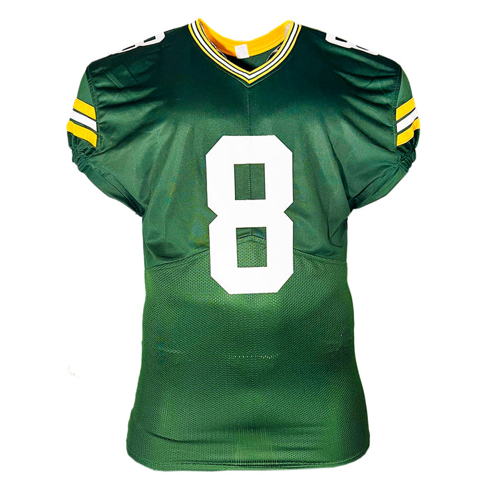 Josh Jacobs Signed Green Bay Green Game Style Football Jersey (JSA)