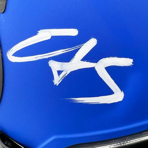 Edgerrin James Signed Indianapolis Colts Rave Mini Football Helmet (Beckett)