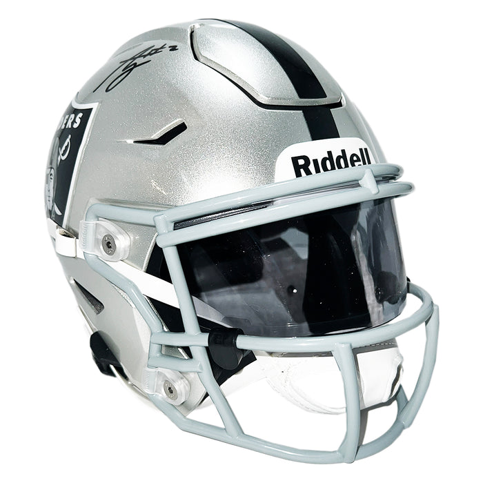 Ashton Jeanty Signed Las Vegas Raiders Midi SpeedFlex Football Helmet (Beckett)