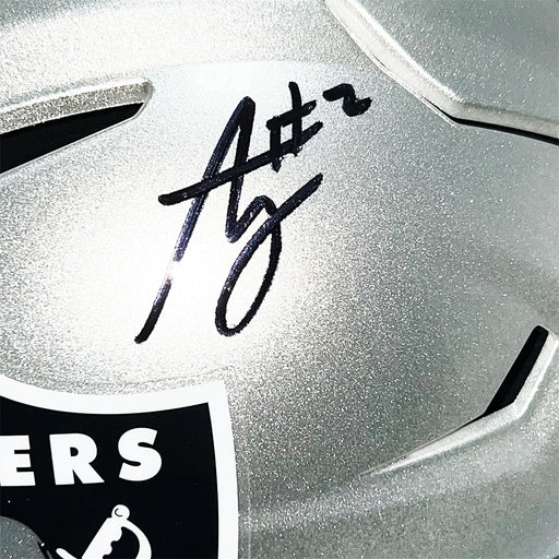 Ashton Jeanty Signed Las Vegas Raiders Midi SpeedFlex Football Helmet (Beckett)