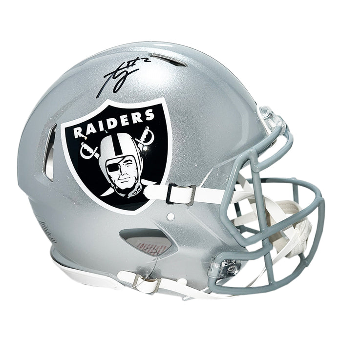 Ashton Jeanty Signed Las Vegas Raiders Authentic Speed Full-Size Football Helmet (Beckett)