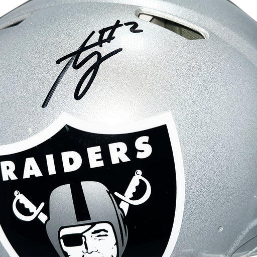 Ashton Jeanty Signed Las Vegas Raiders Authentic Speed Full-Size Football Helmet (Beckett)