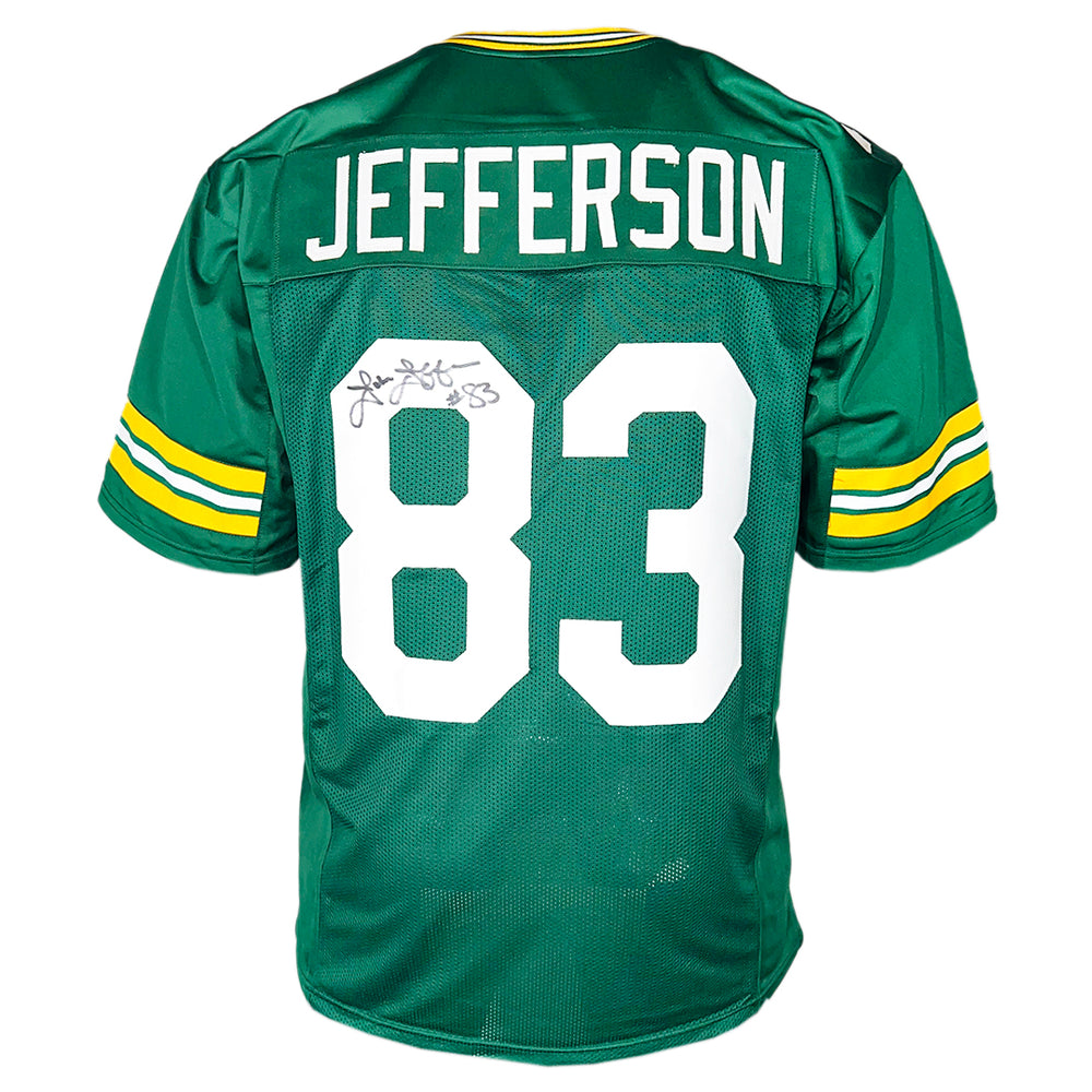 John Jefferson Signed Green Bay Green Football Jersey (JSA)