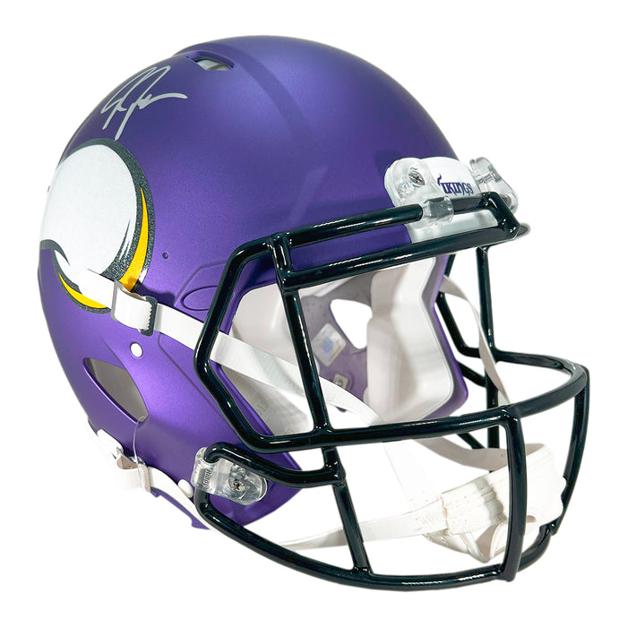 Justin Jefferson Signed Minnesota Vikings Authentic Speed Full-Size Football Helmet (Beckett)