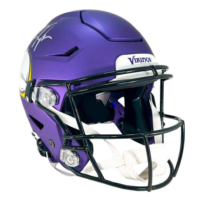 Justin Jefferson Signed Minnesota Vikings Authentic SpeedFlex Full-Size Football Helmet (Beckett)
