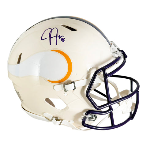 authentic washington & jefferson football helmets Justin Signed Minnesota Vikings Slate Alternate Speed Mini Helmet (Beckett) Featured is a Justin Jefferson signed Minnesota Vikings full size authentic SpeedFlex helmet Justin Jefferson Autograph Signed Vikings