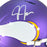 Justin Jefferson Signed Minnesota Vikings Authentic Tribute Speed Full-Size Football Helmet (Beckett)
