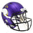 Justin Jefferson Signed Yellow Ink Minnesota Vikings Speed Full-Size Replica Football Helmet (Beckett)