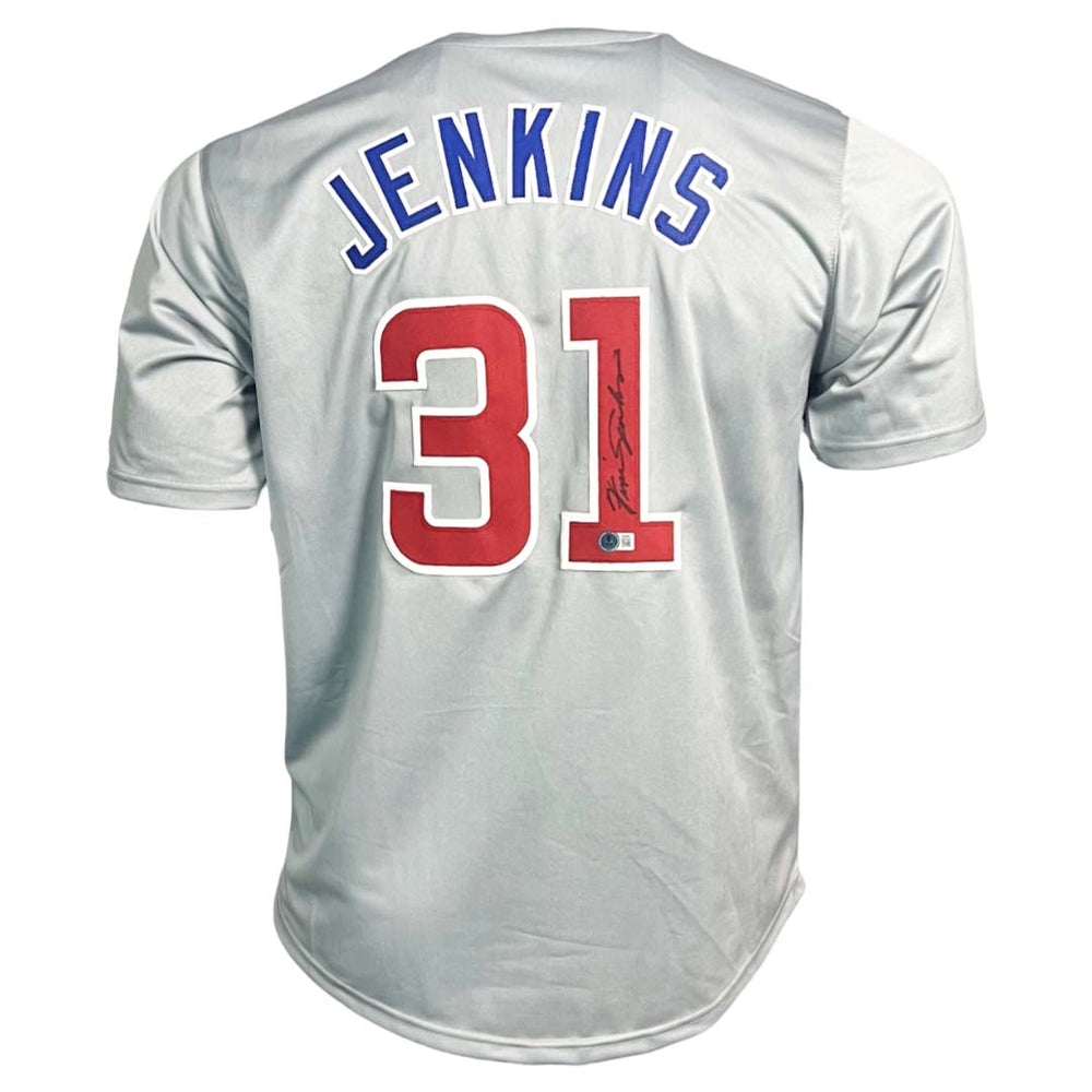 Ferguson Jenkins Signed Chicago Grey Baseball Jersey (Beckett)