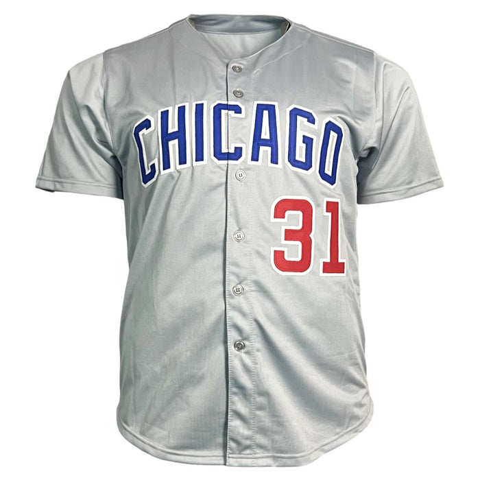 Ferguson Jenkins Signed Chicago Grey Baseball Jersey (Beckett)