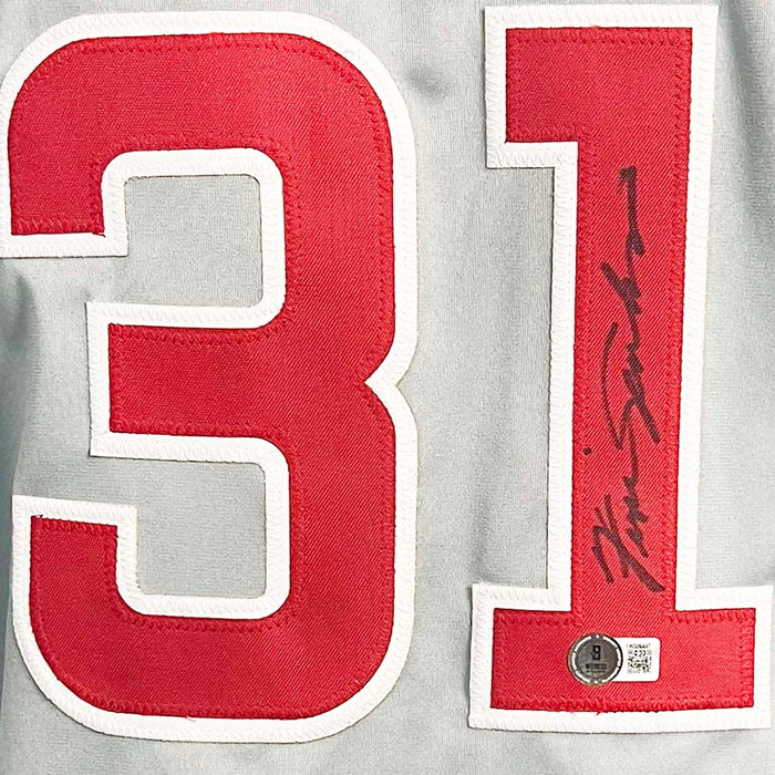 Ferguson Jenkins Signed Chicago Grey Baseball Jersey (Beckett)