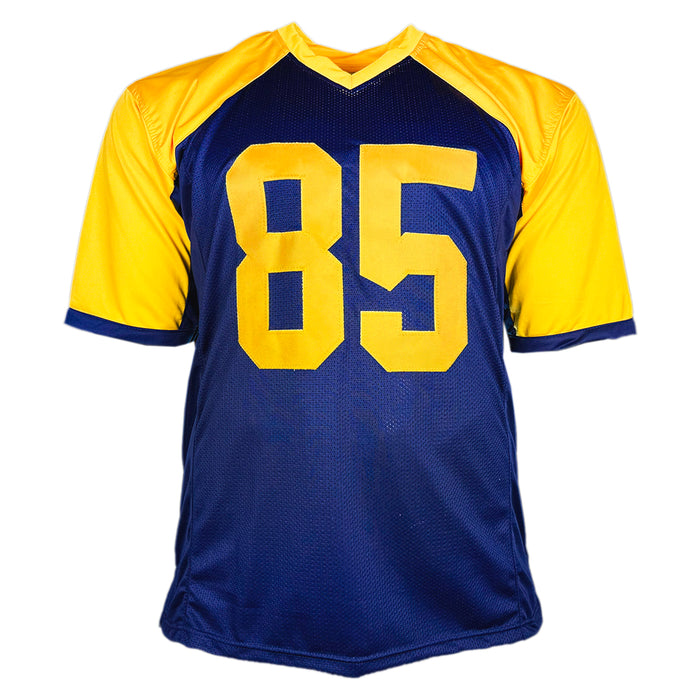 Greg Jennings Signed Green Bay Throwback Football Jersey (JSA)
