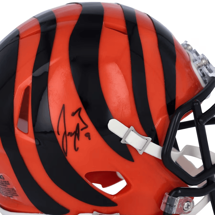 Joe Burrow Signed Cincinnati Bengals Speed Mini Football Helmet (Fanatics) - RSA