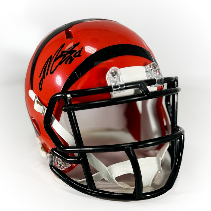 Joe Mixon Signed Cincinnati Bengals Speed Mini Football Helmet (JSA) — RSA