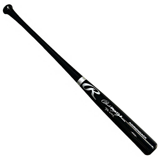 Howard Johnson Signed 86 WSC Inscription Rawlings Black Baseball Bat (Beckett)