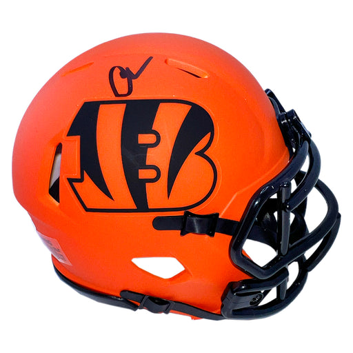 Chad Johnson Signed Cincinnati Bengals Rave Mini Football Helmet (JSA)
