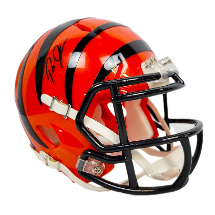Rudi Johnson Signed Cincinnati Bengals Speed Mini Football Helmet (JSA) - RSA