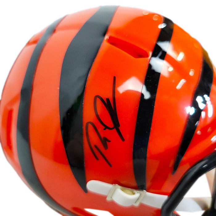 Rudi Johnson Signed Cincinnati Bengals Speed Mini Football Helmet (JSA) - RSA