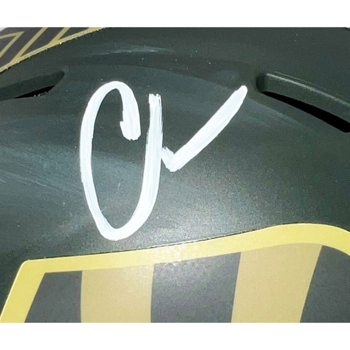Chad Johnson Signed Cincinnati Bengals Salute 2025 Mini Football Helmet (JSA)