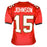 Tez Johnson Signed Tampa Bay Red Football Jersey (JSA)