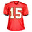 Tez Johnson Signed Tampa Bay Red Football Jersey (JSA)