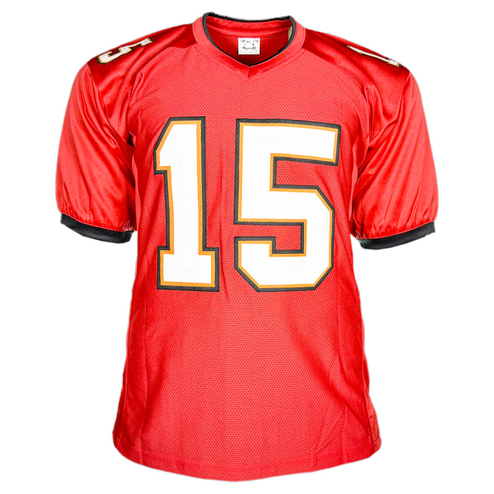 Tez Johnson Signed Tampa Bay Red Football Jersey (JSA)