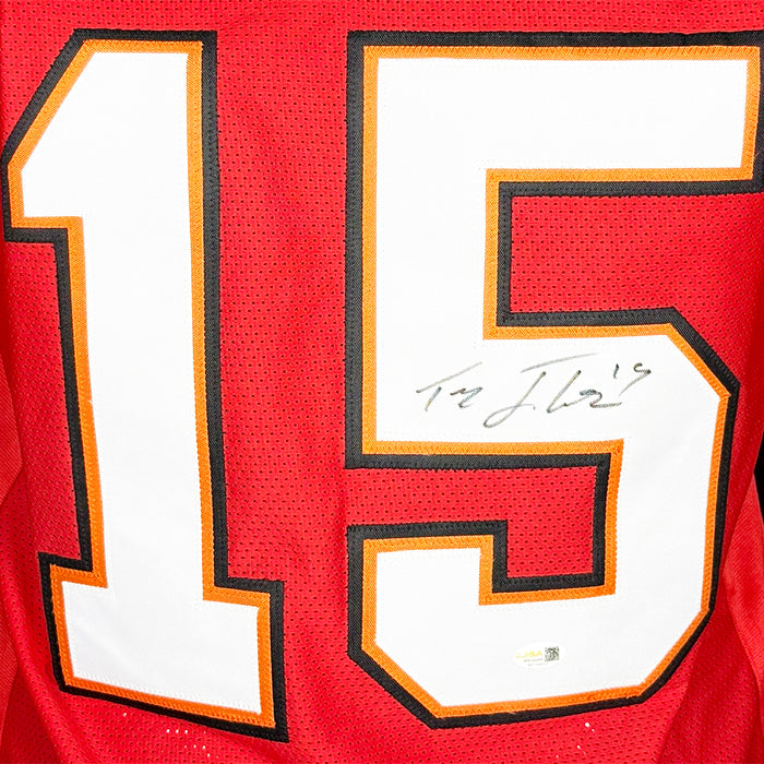 Tez Johnson Signed Tampa Bay Red Football Jersey (JSA)