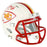 Larry Johnson Signed Kansas City Chiefs Retro Speed Mini Football Helmet (JSA)
