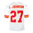 Larry Johnson Signed Kansas City White Football Jersey (Beckett)