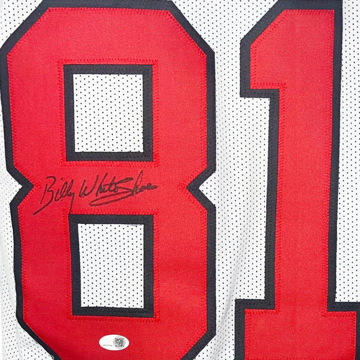 Billy "White Shoes" Johnson Signed Atlanta White Football Jersey (JSA)