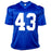 Michael Johnson Signed New York Blue Football Jersey (JSA)