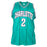 Larry Johnson Signed Charlotte Teal Basketball Jersey (PSA)