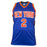 Larry Johnson Signed New York Blue Basketball Jersey (PSA)