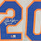 Howard Johnson Signed 86 WSC Inscription New York Grey Baseball Jersey (Beckett) - RSA
