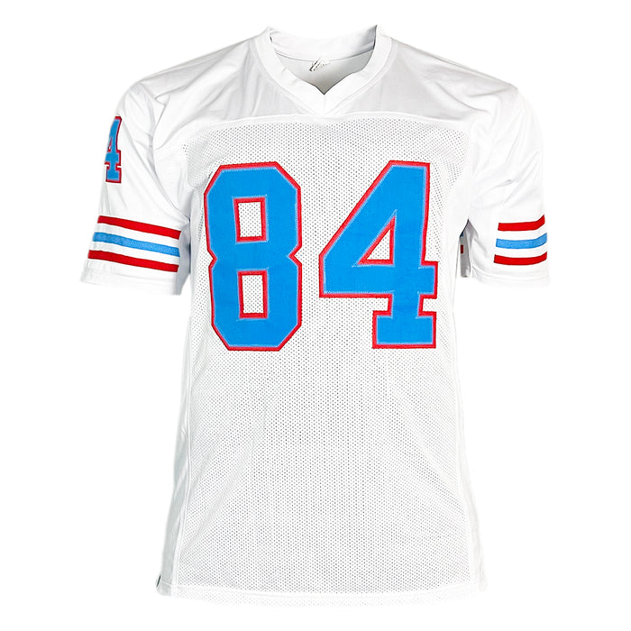 Billy "White Shoes" Johnson Signed Houston White Football Jersey (JSA)