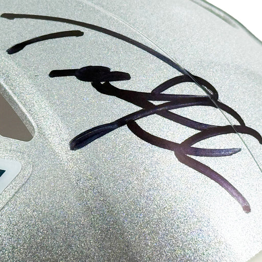 Ted Johnson Signed New England Patriots Speed Mini Football Helmet (JSA)
