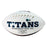Chris Johnson Signed Tennessee Titans Official NFL Team Logo Football (Beckett)