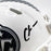 Chris Johnson Signed Tennessee Titans Salute to Service 2024 Mini Football Helmet (Beckett)
