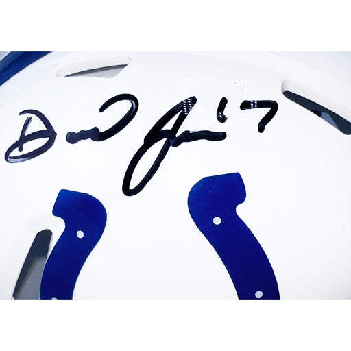 Daniel Jones Signed Indianapolis Colts Speed Mini Football Helmet (Fanatics)
