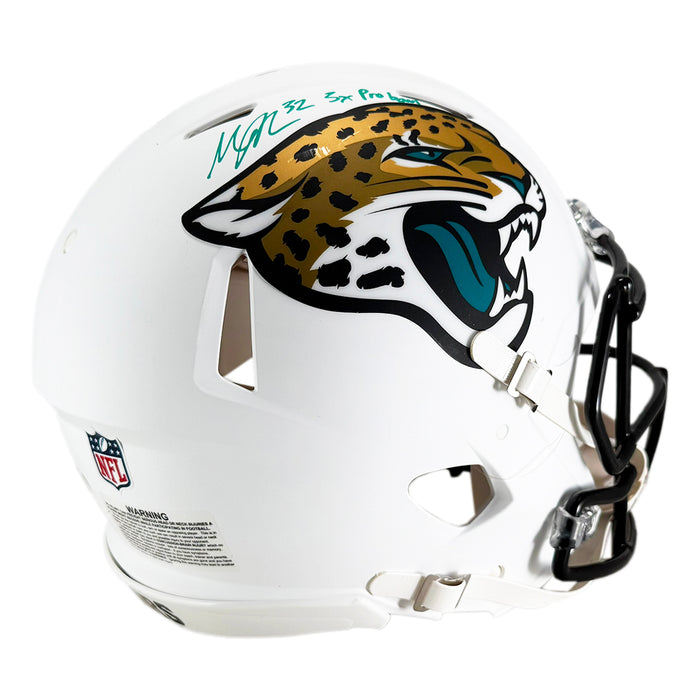 Maurice Jones-Drew Signed 3x Pro Bowl Inscription Jacksonville Jaguars Authentic Alt Speed Full-Size Football Helmet (JSA)