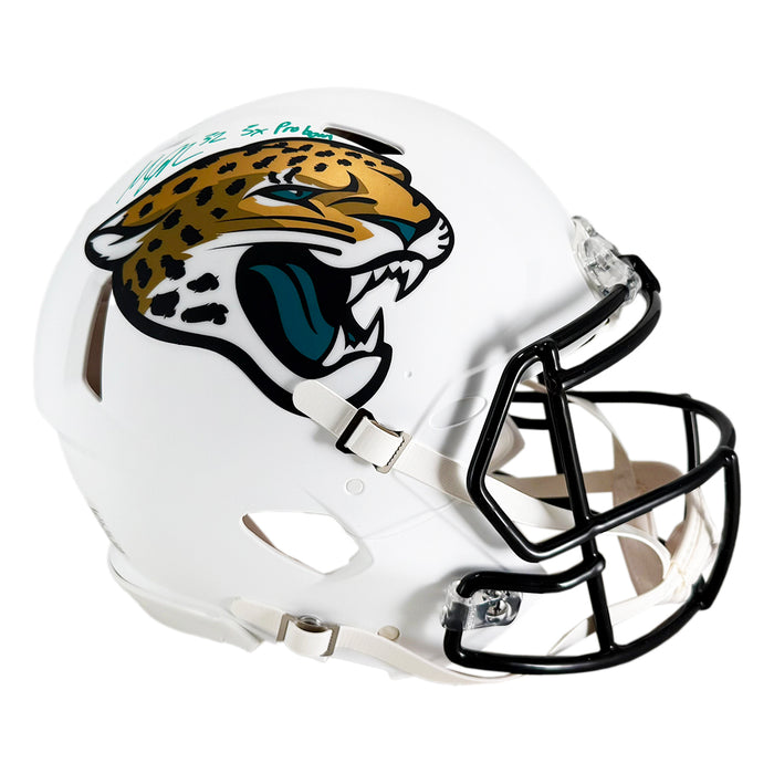 Maurice Jones-Drew Signed 3x Pro Bowl Inscription Jacksonville Jaguars Authentic Alt Speed Full-Size Football Helmet (JSA)